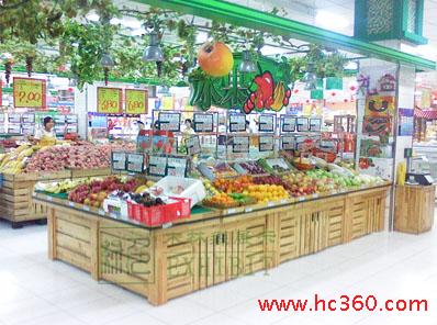供应水果超市货架